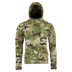 Viper Mens Camo Fleece Hoodie / Camo Green